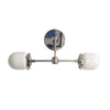 Coastal Nautical Hanging Double Glass Wall Sconce