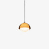 Afterglow Vintage Pendant - Hand-Blown Glass Shade Retro Pendant Lamp with Adjustable Cord for Dining Room