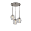 Talvior Sculptural Lighting - 3-Light Faceted Chandelier in Versatile Finishes | Explore Collection
