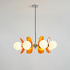 Modern Skateboard Shape Chandelier