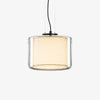 Mercer Glass Fabric Pendant Light