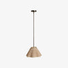 Florevian Modern Linen Pendant Lamp - Art-Inspired Statement Lighting for Dining Space