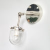 Nautical Metal & Glass Versatile Articulating Wall Lamp