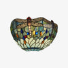 TF Dragonfly Pattern Wall light – Classic Hand-Cut Stained-Glass for Hallways & Bedrooms