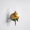 Romantic Victorian Brass Wall Sconce - Accent Light With Tassels