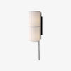 Cylume Cylinder Fabric Plug-in Wall Lamp - Minimalist Wall Sconce for Bedroom Living Room