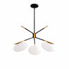Brimush Flattened-Globe Pendant Lamp – Minimalist Architectural Form