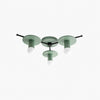 Radiro Globe Colorful Ceiling Light-3 Light Minimalist Fixture