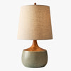 Avero Contemporary Table Lamp - Textured Cement Design for Living Room and Office