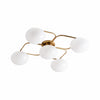 Brimush Modern Multi-Globe Flush Mount Lamp with Soft Diffused Light for Entryway or Living Room