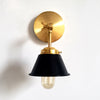 Modern Cone With Elegant Swivel Mechanism Brass Wall Lamp