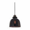 Readium Tinted Glass Pendant Light - Minimalist Dome Shade Adjustable for Kitchen Island and Dining Room