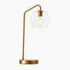 Talvior Luminous Geometric Faceted Glass Table Lamp