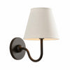 Luvora Vintage Pleated Shade Wall Lamp - Modern Brass Linen Wall Lighting