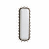 Glowvera Wall Sconce - Wavy Metal Frame Design Modern Glass-Shade Sconce for Hallway