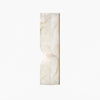Albesque Curved Wall Lamp - Modern Alabaster Wall Lamp for Bedrooms and Living Rooms