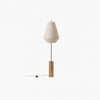 Zalen Floor Lamp - Layered Linen Pendant Design Aged Brass-Metal Lamp for Living Room