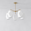 Talvior Sculptural 5-Light Chandelier - Faceted Design, Modern Finishes - Illuminate Spaces