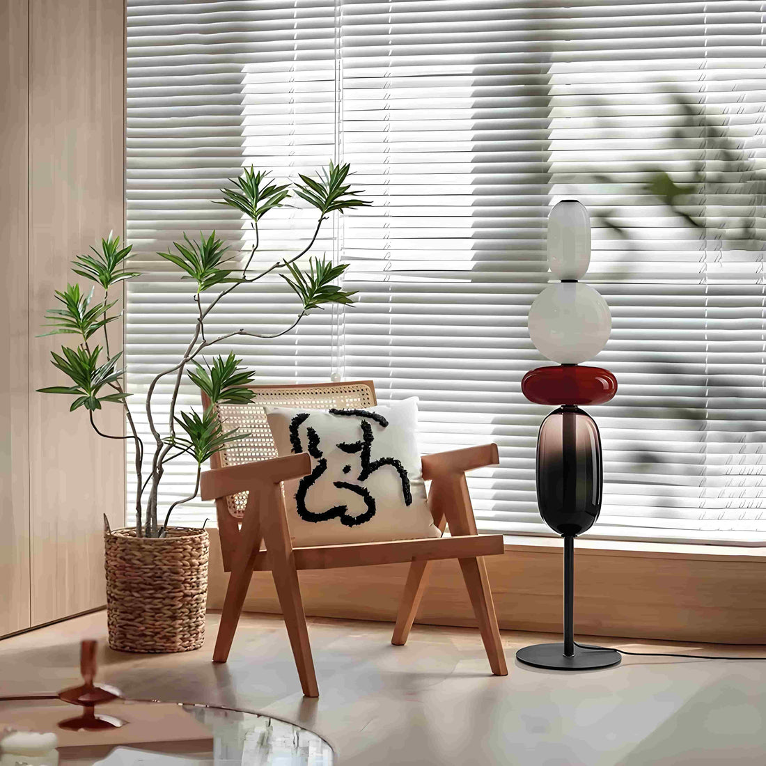 Candied Glass Floor Light