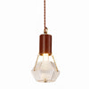 Prismatic French Leather Pendant Light 1