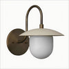 Curva Metal Arched Brass Wall Sconce - Elegant Metal Light for Modern Interiors