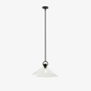 Lirra Clear Glass Industrial Pendant Light - Perfect for Kitchen Island & Dining Room