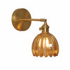 Blossix Floral Tulip Wall Sconce – Modern Wall Lamp Metal Base for Home Interior Lighting N64