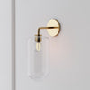 Lumivelle Pebble Sconce - Stylish Wall Light - Glass & Metal, Energy Efficient