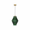 Kaleon Retro Glass Pendant Light - Glass Accents Art Deco Design for Dining and Living Room Ambiance