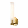 Rivora Fluted Glass Indoor Outdoor Sconce - Modern Wall Light for Home Decor
