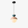 Frovela Nordic Macaroon Pendant Lamp with Globe Design - Aluminum Lighting for Bedroom or Living Room