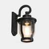 Vintage Rain Glass Outdoor Wall Sconce