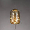 Nordic Starry Cylinder Glass Pendant Lamp