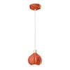 Contemporary Pendant Light with Glossy Ceramic Finish