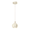 Contemporary Pendant Light with Glossy Ceramic Finish