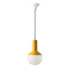 Contemporary Bulb - Shaped Ceramic Pendant Lamp In 4 Colors