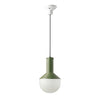 Contemporary Bulb - Shaped Ceramic Pendant Lamp In 4 Colors
