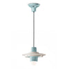Contemporary Pendant Lamp – Glazed Ceramic With Bold Geometry