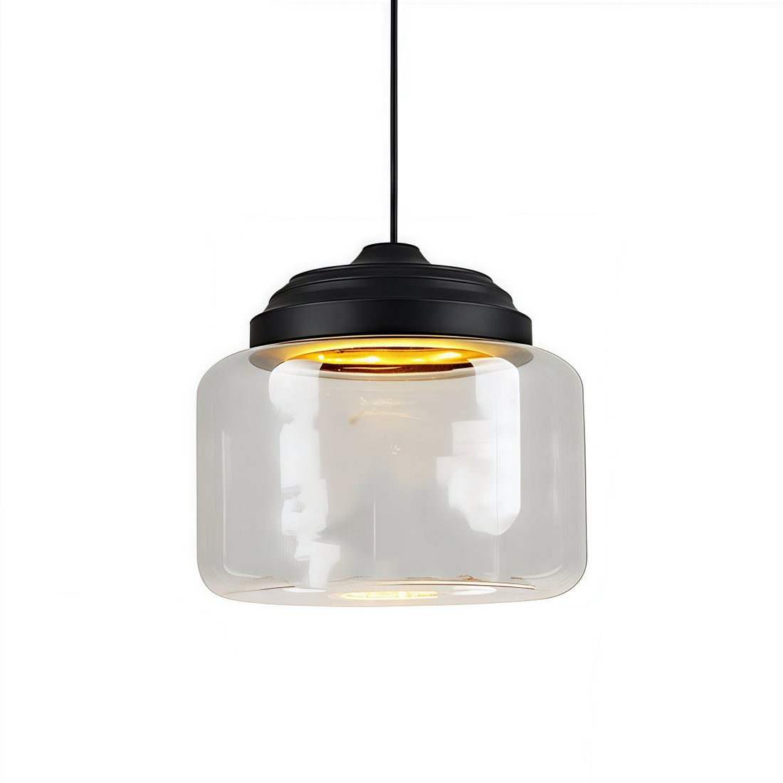 Creative Bell Jar Glass Pendant Light – Clear Zoo-Inspired Hanging Lamp
