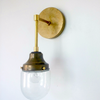 Acorn-Shaped Wall Light - Hand-Blown Glass Sconce