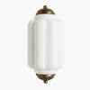 Eloise Brass Wall Sconce – Elegant Milk Glass Vintage Lighting