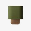 Nolvara Contemporary Fabric-Shade Wall Light – Minimalist Metal Fixture for Bedroom Hallway