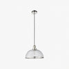 Novera Ribbed Glass Stylish Modern Pendant Lamp for Bedroom and Dining Area