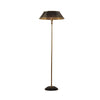 Auriglow Enameled Brass Perforated Floor Lamp - Space Age Style - Home Decor