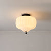 Elegant Palace - Style Glass Ceiling Lamp