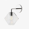 Talvior Geometric Modern Bathroom Sconce - Faceted Shade Light in Luxe Finishes