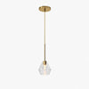 Merin Transparent Glass Sculpture Geometric Chandelier