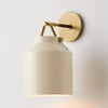 Hanton Modern Minimalist Brass and Glass Sconce – Damp Rated for Bathrooms