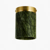 Style A dark green gold vintage flush mount ceiling light