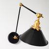 Classic Wall Mounted Cone Adjustable Sconce For Bedroom & Desk